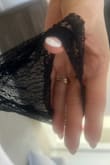Cute bodysuit but the sleeves ripped almost immediately upon wear. The fabric also snagged on everything and frayed as soon as I put it on. Would not recommend purchasing it unless you only plan to wear it once and for a short time. - Nicole F.