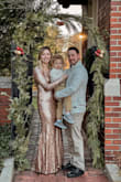 I purchased this dress for family Christmas photos and my company's Christmas party and it was stunning for both! The dress fit me perfectly! I had so many wonderful compliments on both occasions! - Breann S.