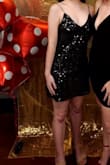 I wore this dress to my sorority semi-formal and it was perfect! I took the advice of the many reviews on here and ordered a size down, and I'm glad I did. It fit very well and is so pretty! I give it a 4/5 stars just because the straps felt kind of weird and occasionally fell down my shoulders, but other than that I loved this dress! - Hannah J.