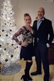 This skirt looked great. I'm happy with the quality of fabric and it was very comfortable to wear all night. The waist was synched so it hugs your curves, but has enough stretch to where it's easy to take on and off over your hips. The skirt has a nice A-line look. - Rachel S.