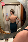 Love the fit and the top is supportive enough to not need a bra. It is a very dark teal! - Tegan T.