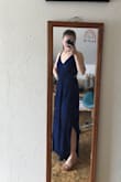 I ordered the dress, and it arrived very quickly! In my opinion the color and fit were almost perfect. The only issue for me is that my busy area is not very large, so in order to have the dress fit a little better I'm going to sew the straps a bit. I though that everything else, especially the open back was really flattering - Hanna G.