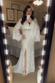This dress is absolutely gorgeous! Great quality and the price is great! I bought it for our 25th silver wedding anniversary party and I can't wait for my husband to see me in it!! Update! This dress was a hit! My husband loved it! - Nancy R.