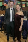 I wore this to a holiday party and it was perfect! The color and fabric are great. The fabric doesn't stretch very much, but I thought it still fit well! - Emily A.