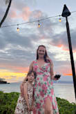 I was slightly worried about ordering a medium but this dress ended up fitting like a glove! So comfortable, lightweight material and beautiful print!! - JESSICA P.