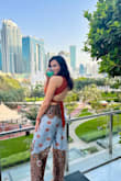 Love a good open back shirt. I have broader shoulders so I felt it made me look a little boxy but I still love it - Jessica L.