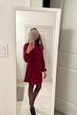 Bought this for my company holiday party. It only arrived the day before the party and I was nervous because I'm only 5'0" and everything needs to be hemmed, but the fit and length were perfect. - Laura P.
