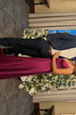 Absolutely loved this dress. Got so many compliments on the color was perfect for a winter wedding. I have a smaller chest and didn't need a bra once I tightened the straps it held me up and fit really well! - Amber B.