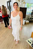 Super cute and easy to move. A light shapewear to smooth out the lumps and it was a absolutely stunning for my bridal shower - Bianca M.