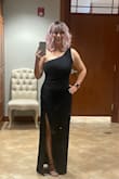 Loved the fit of the dress. Great material. Wore it to a Christmas party and got lots of compliments. - Grace M.