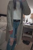 Really nice basic sweater, perfect for layering under cardigans or jackets. It's a little cropped but fits nicely. It is very nice quality and it is super warm! - Emma S.