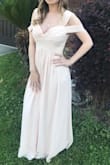 I bought this dress to wear to my Prom. I do have a lot of cleavage so I wanted a dress that would compliment but not completely show off my figure. The dress ran a little big but otherwise was soooo comfortable. - Shelby E.