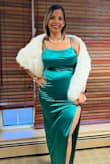 This dress was perfect for my work holiday party. It was Gatsby themed, so I added the faux fur wrap. I felt truly amazing in this dress abs would highly recommend! - Candice G.