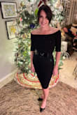 I have never felt so beautiful, elegant AND sexy all at the same time. This dress fit perfectly. I received so many compliments on it. I added the vintage wide elastic belt with patent leather buckle that I had which felt like it just finished off the outfit. Great purchase and I can't wait to wear it again. - Vanessa C.