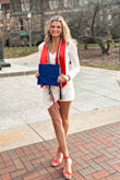 I was very satisfied with my purchase!! I wore it for my graduation and got so many compliments. The fit was very flattering too. 10/10 would recommend. - Molly S.