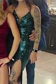 I wore this for my company Christmas party and I got soooo many compliments! It fit like a glove! The lace-up back is perfect to make the top/cleavage portion hit right where you want it to. - Carmen C.