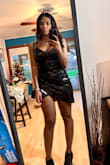 The dress is perfect! I got the size medium. It fitted perfectly not too tight not too lose. - Elaini S.