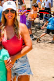 Very cute but not totally comfortable, had to keep adjusting to avoid showing my bra. - Melissa B.