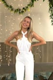 Needed something to wear for my sorority banquet. I wanted to be able to dance and move around so this jumpsuit was perfect. It wasnt see through at all and I received so many compliments that night. - Miranda C.