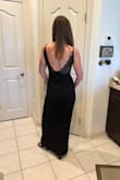 I loved this dress. Simple and elegant and perfect dress to dance the night away in. This dress was comfortable and stayed in place. Didnt have to constantly check dress placement. - Heather A.