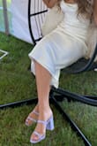 I paired these shoes with a white dress for my June bridal shower for a subtle pop of color. They were relatively comfortable and I loved the color! - Alyssa B.