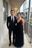 I have purchased multiple Lulus floor-length dresses and they've all fit length-wise except for this one! I needed to have the tulle layer hemmed, as it is longer than the bottom layer. I am 5'7" and wore 3.5" inch heels and the dress was still too long.  I also had the tailor sew down the slits 2.5 inches because, as every other review says, they're VERY high.   I regret not asking him to sew another inch (a total of 3.5" on each side) because even 2.5" was still high for me.  Only buy this dress if you have time and money to have it tailored. It's BEAUTIFUL and I absolutely love it, but I am not the type of person who ever needs to have things tailored due to my height, so I was a little surprised! - Victoria B.