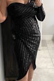 Made me feel modest and sexy at the same time. the long sleeve is a little snug but doesn't hinder the movement of the shoulder or elbow. Bra is not necessary, the bodice is naturally supportive even with a larger bust. - Megan M.