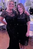 Super cute and sexy. The lace hit below my knees, so this dress is probably better for someone 55 and taller. - Ali B.
