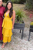 Loved this dress, the fit is perfect and it's so comfortable to dance in it all night long! - Maddie G.
