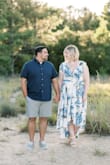 I used this for my engagement photos because my fiance wanted to wear navy. It was perfect! I got so many compliments from strangers on it. Only thing I will say is it's very boobalicious. I had to pin it so nothing fell out and I do not even have a large chest. Other than that, spectacular! - Cady B.