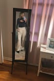 This bodysuit is so elegant and flattering. It is a little on the snug side (not a ton of stretch) but still fits fine. I usually wear either a medium or large and definitely happy I got a large in this! Can't wait to wear it again - Shailagh B.
