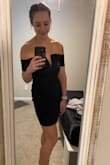 Had so much fun wearing this dress to a work Christmas party and got so many compliments on it! The size small was perfect and fit like a glove. I didn't wear a bra but wore pasties and used fashion tape to keep the top in place. The inside lining does ride up a little bit over time but other than that I had no issues with the dress and can't wait for another occasion to wear it! - Elizabeth T.