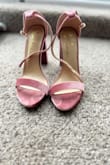 It was a perfect size, I wore it for an office party and it was elegant . A velvet fabric for a heel gave a shiny look . I even got a similar color nails to match my heels

It was size 6 and fits perfectly - Anushka B.