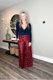I absolutely love these pants! I'm 5'9 so it's very hard to find pants long enough. I can easily wear a 2-3 inch heel with these and not be short. Love the pockets & elastic waist too! - Kelly S.