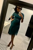 This was a super cute dress and I loved the color. - Desiree R.
