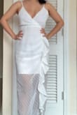 The dress fits me very well and makes me a gentle girl - Betty D.