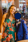 Wore this to a wedding in Cabo and it fit the vibe perfectly. The green is so bold and striking, as is the neckline. I am short so the dress was very long, but I was able to hem it myself and didn't have to worry too much about perfecting the hemline because of how flowy it is. Love it. - Kimberly S.