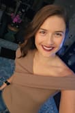 I love anything that has an interesting neckline, and this fits the bill. Bodysuit fit really well, I have a longer torso, and some are very uncomfortable for me, this one fit great. Color is a good neutral. - Kelsey L.