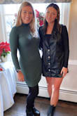 Love this dress. Got it specifically for a Christmas bridal shower. I feel like it could be dressed up or down. It's very comfortable - not scratchy or clingy, and quality material.
Runs pretty true to size - maybe a little smaller. - Jordan M.