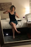 I wore this dress for my work holiday party at a fancy hotel downtown. I was so worried I would need undergarments to smooth my belly, but this material hugged my body perfectly. - Andrea N.