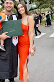Was the perfect color dress to wear to a University of Miami graduation! Fit like a glove and great material - Adalin Q.