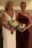 Ordered this for my sister's wedding. It was a nice dress, fit perfectly- just had to get the slit sewn up a few inches as it was a little too high for my liking. Found a good strapless bra and was ready to go!! Nice dress, good quality for the price. - Briana V.
