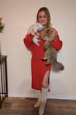 Love this for the holiday season! Kept me warm and got lots of compliments - Valory P.