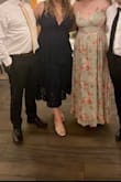 This dress is both fun and formal! I wore it to a wedding and was able to dance comfortably. It's a bit tight around the bust area. - Allison K.