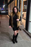 This dress is super cute not too short, but short enough. Fitted and arms long enough too! Love it - Kirstin B.