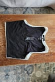 White and black completely different in same size of medium. Cannot return but will have to wear underneath rather than alone. My gut said no and I didn't listen! Long torso beware & very thin material. - Melissa T.