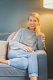 I love this sweater! It's casual but also looks very nice! - Heather S.