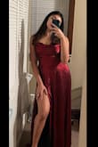 I ordered this dress for my work holiday party and I am so so so happy with how it turned out! This is the best fitting dress I have ever owned and I felt like a goddess the whole night.
My body type is neither slim nor curvy but this dressed hugged/was flowy in all of the right places. Can't wait to find another occasion to wear this:) - Rabia K.