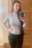 I'm not usually a posh kind of girl (more boho style), but this is a nice change up! Fabric is super soft ;) Have to wear a neutral color bra underneath, otherwise it's see-through. - Brianne R.