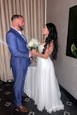 My dress was totally perfect and how I dreamed it!  As I imagined, I loved it so much that I recommend Lulus to every person who is getting married!  It's perfect, I got compliments all night on my dress!  The photos will say it all I have no words! - Jessica P.